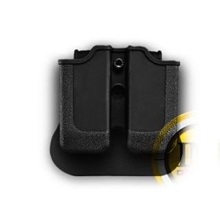 Glock 26 Double Magazine Pouch Black Fits Glock 26