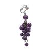 ENRICHETTA Silver plated Lilac faux Pearl Bead Multi Drop Clip On Earrings view 4