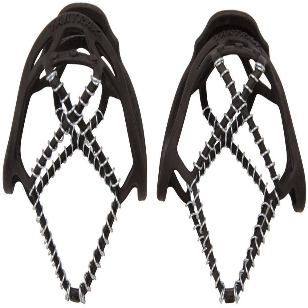 Yaktrax Walker Traction Cleats for Snow and Ice, Black, Small