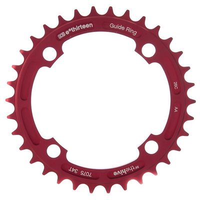 e thirteen by the hive 37T Guidering, 7075-T6, Red Ano