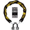 Burg Wachter 1M Sold Secure Lock and Ground Anchor Kit Bike Lock, Black view 1