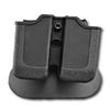 1911 Single Stack Variants Double Magazine Pouch Black Roto 360 degrees durable polymer view 1