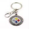 Aminco NFL Pittsburgh Steelers Impact Keychain, silver, one size
