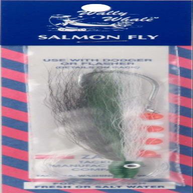 Zak Tackle Salmon Fly, Green/White
