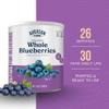 Augason Farms Freeze-Dried Whole Blueberries Emergency Food Supply, 26 Servings, 30 Year Shelf Life, Great for Cooking, Baking, and Snacks - Dehydrated Meals, Survival Food Camping Essentials Can view 2