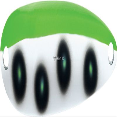 Luhr Jensen 1/4 Krocodile Treble Hook, Fluorescent Green/Chart UV, One Size (1003-014-1600)