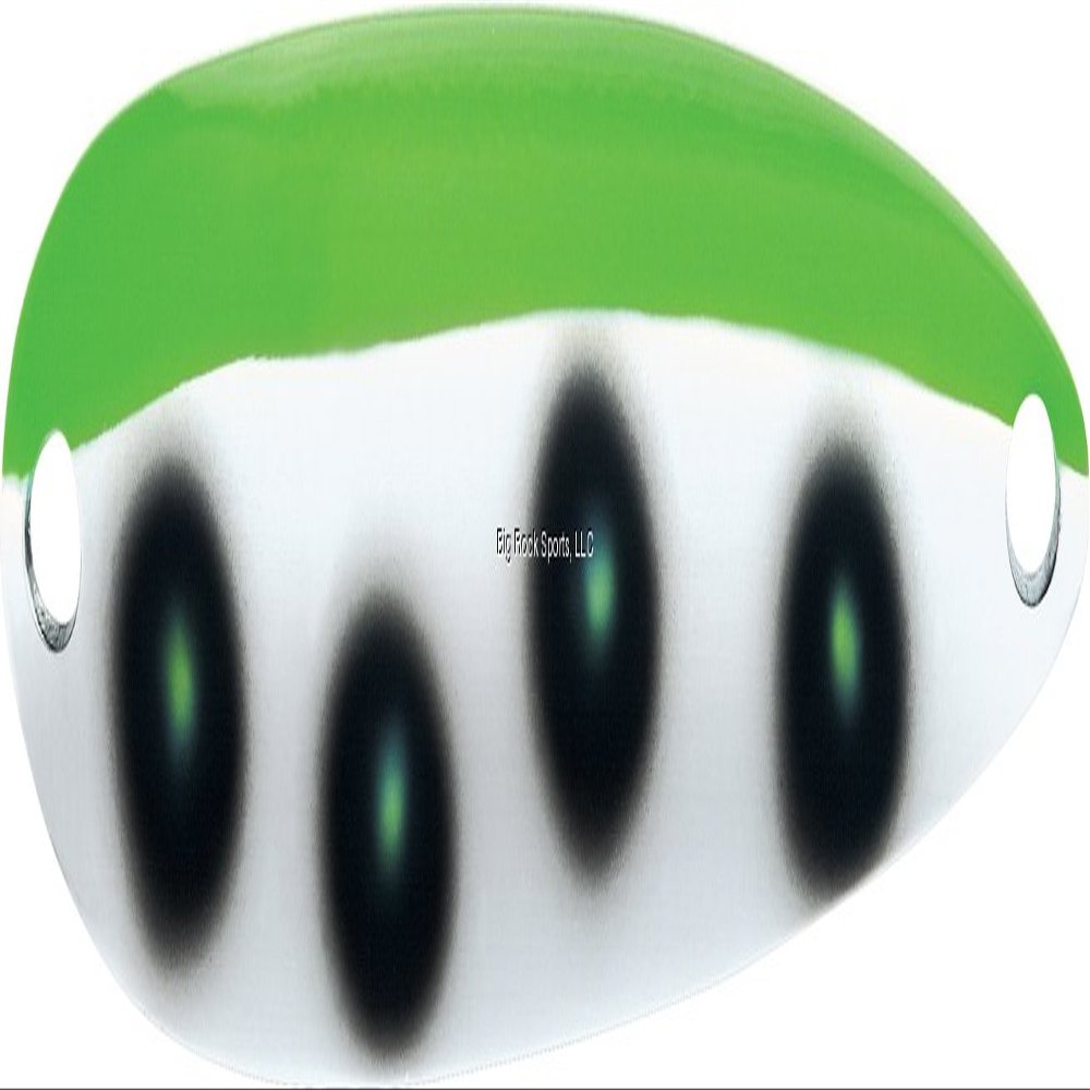 Luhr Jensen 1/4 Krocodile Treble Hook, Fluorescent Green/Chart UV, One Size (1003-014-1600)