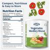 Augason Farms Vegetable Medley Blend Can - Dehydrated Mixed Veggies - Gluten Free Emergency Food Supply with Long Shelf Life for Survival, Disaster Prep & Everyday Meals - 131 Servings view 2