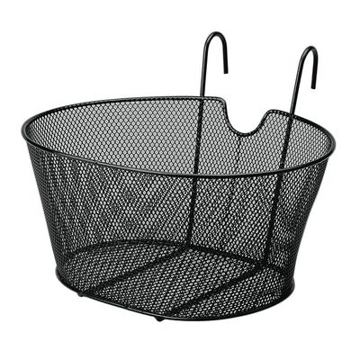 Lampa 94531 Mesh Net Oval Front Basket, Black