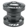 FSA Orbit XL-II 1-1/8" Threadless Headset - Black, CNC Machined 6061/T6 Aluminum, Sealed Cartridge Bearings & 7075 Aluminum Crown Race for Enhanced Durability, Performance & Easy Maintenance view 1