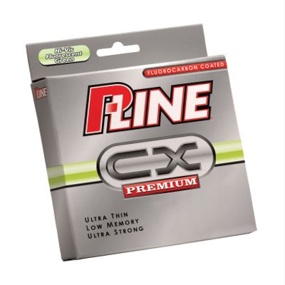 P-Line CX Premium Fluorescent Green Fishing Line 260-300 Yard (Filler Spool)- 25LB