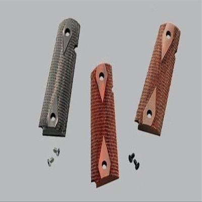 Kimber 1911 Full Length Slim Grips, Checkered, Double Diamond Rosewood - 4000986