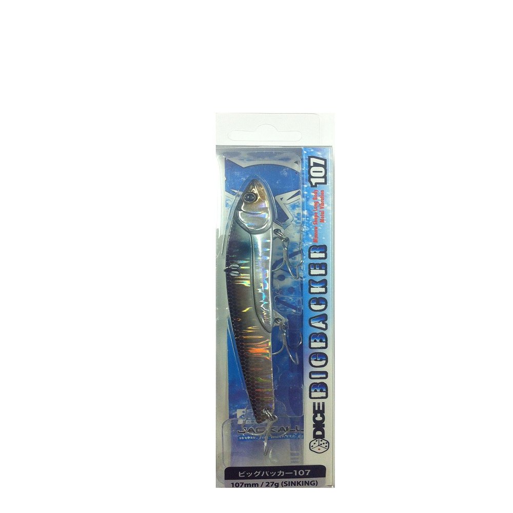 JACKALL Metal Vibration, Big Backer, 1.0 oz (27.0 g), 4.2 inches (107 mm), Boragin/Magma Wave Holo