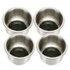 Amarine Made 4pcs Stainless Steel Cup Drink Holder with Drain for Marine Boat RV Camper view 4