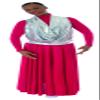 Body Wrappers Little Girls Skirt 0502 -Black 4-6 view 1