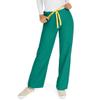 Medline AngelStat Unisex Reversible Drawstring-Waist Scrub Pants, Emerald, Size 3XL, Regular Inseam view 1