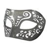SeasonsTrading Dream Tale Gray Transparent Venetian Masquerade Mask with Glitter - Prom Party view 2
