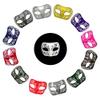 SeasonsTrading Dream Tale Gray Transparent Venetian Masquerade Mask with Glitter - Prom Party view 3