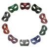 Gray Transparent Venetian Masquerade Mask with Glitter - Mardi Gras Prom Party view 3