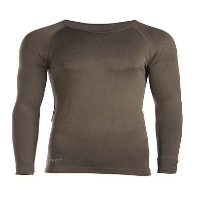 Mil-Tec Long-Sleeve Sports T-Shirt (Olive, XXL - 3XL)