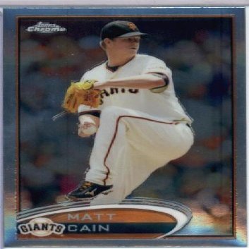 2012 Topps Chrome Baseball #48 Matt Cain San Francisco Giants
