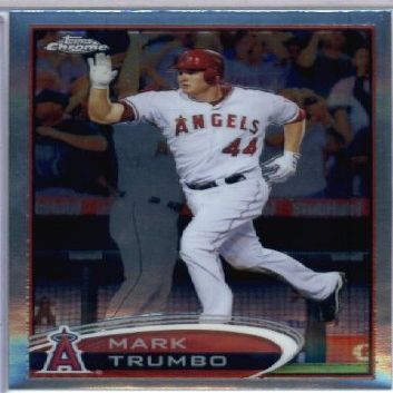 2012 Topps Chrome Baseball #83 Mark Trumbo Angels