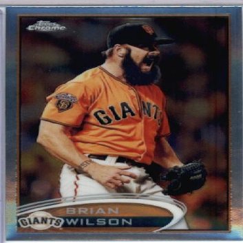 2012 Topps Chrome Baseball #98 Brian Wilson San Francisco Giants