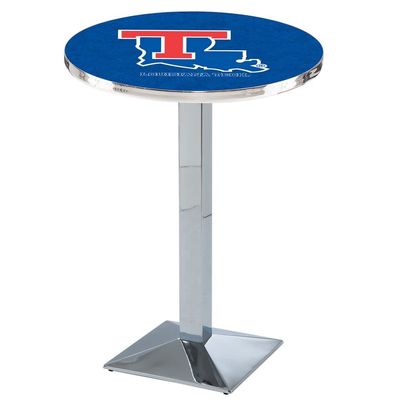 Holland Bar Stool Co. L217-42" Chrome Louisiana Tech Pub Table