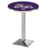 Holland Bar Stool Co. L217-42" Chrome James Madison Pub Table view 1