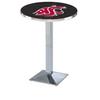 Holland Bar Stool Co. L217-42" Chrome Washington State Pub Table view 1