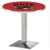 Holland Bar Stool Co. L217-42" Chrome UNLV Pub Table view 1