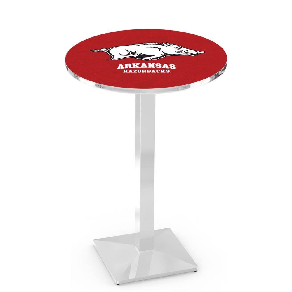 Holland Bar Stool Co. L217-42" Chrome Arkansas Pub Table