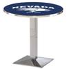 Holland Bar Stool Co. L217-42" Chrome Nevada Pub Table view 1
