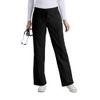 Greys Anatomy by BARCO Classic Riley Scrub Pant for Women  Black, 5-Pocket Mid-Rise Flared Leg Bottoms with Natural Stretch, Soil Release Fabric, and Super-Soft Finish  XXL, Petite Fit view 1