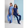 Greys Anatomy by BARCO Classic Riley Scrub Pant for Women  Black, 5-Pocket Mid-Rise Flared Leg Bottoms with Natural Stretch, Soil Release Fabric, and Super-Soft Finish  XXL, Petite Fit view 3