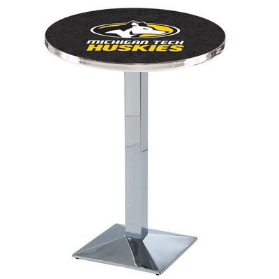Holland Bar Stool Co. L217-42" Chrome Michigan Tech Pub Table