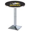Holland Bar Stool Co. L217-42" Chrome Michigan Tech Pub Table view 1