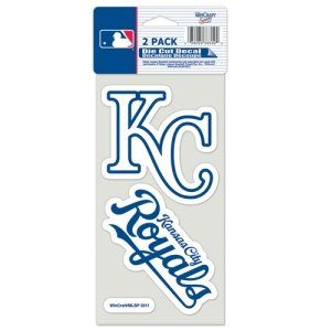 Kansas City Royals Set of 2 Die Cut Decals