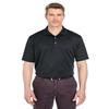 8405P UltraClub Adult Sport Polo With Pocket , Black , 4X-Large view 1