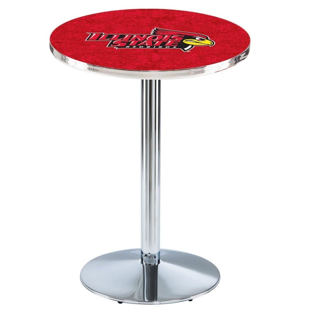 Holland Bar Stool Co. L214-36" Chrome Illinois State Pub Table