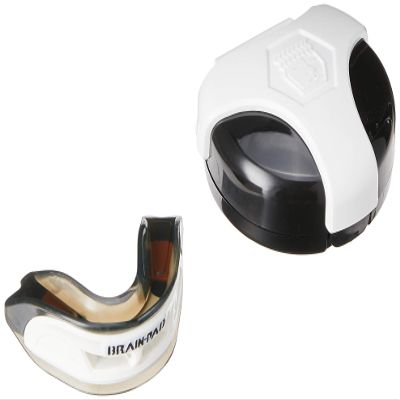 Brain-Pad, Inc. (3XSWP) 3XS Triple Laminated Mouthguard with Special Formulated Super Gel Pads, White/Black, Adult