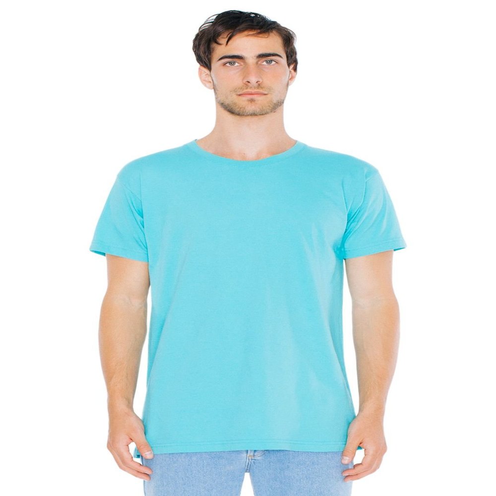 American Apparel Men Power Wash Crewneck T-Shirt Size XS High Dive