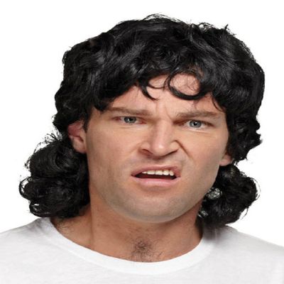 Moon Costumes - Mullet Wig - Black