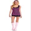 2 PC. Ladies Sexy Gogo Dress - Medium/Large - Polka Dot view 1