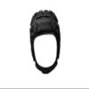 BARNETT Heat Pro Helmet Black XS Soft Shell Flag Football Helmet 7v7 Rugby Helmet Scrum Cap Soccer Padded Headgear Adjustable Head Protector for Youth Kids Adults view 1