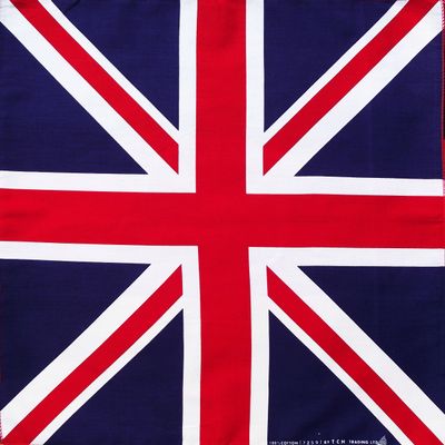 British Flag Union Jack UK England Biker Premium Bandana 22x22 Doo Rag BAN-0076