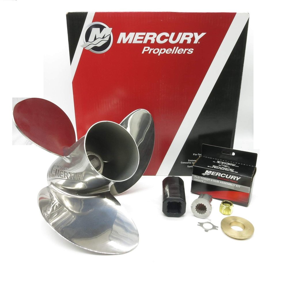 Mercury Marine Enertia 15-1/8 x 14 Pitch 3-Blade Stainless Steel Propeller