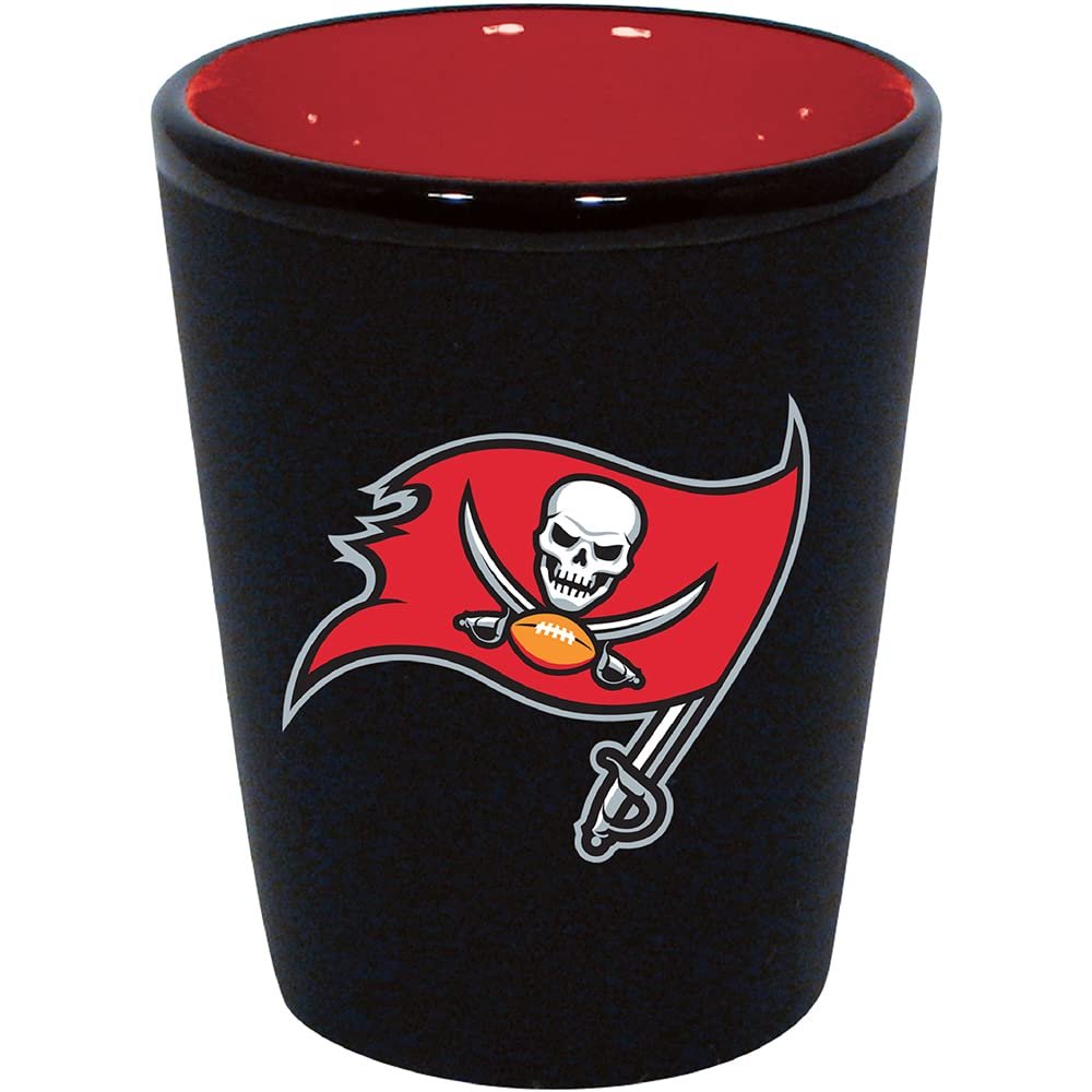 HUNTER Tampa Bay Buccaneers 1.5 Oz Two-Tone Ceramic Shot Glass