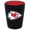 HUNTER Kansas City Chiefs 1.5 Oz Two-Tone Ceramic Shot Glass view 1