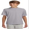A4 Youth Cooling Performance Crew Short Sleeve T-Shirt, Silver, Medium view 2
